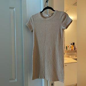 Tan mini dress